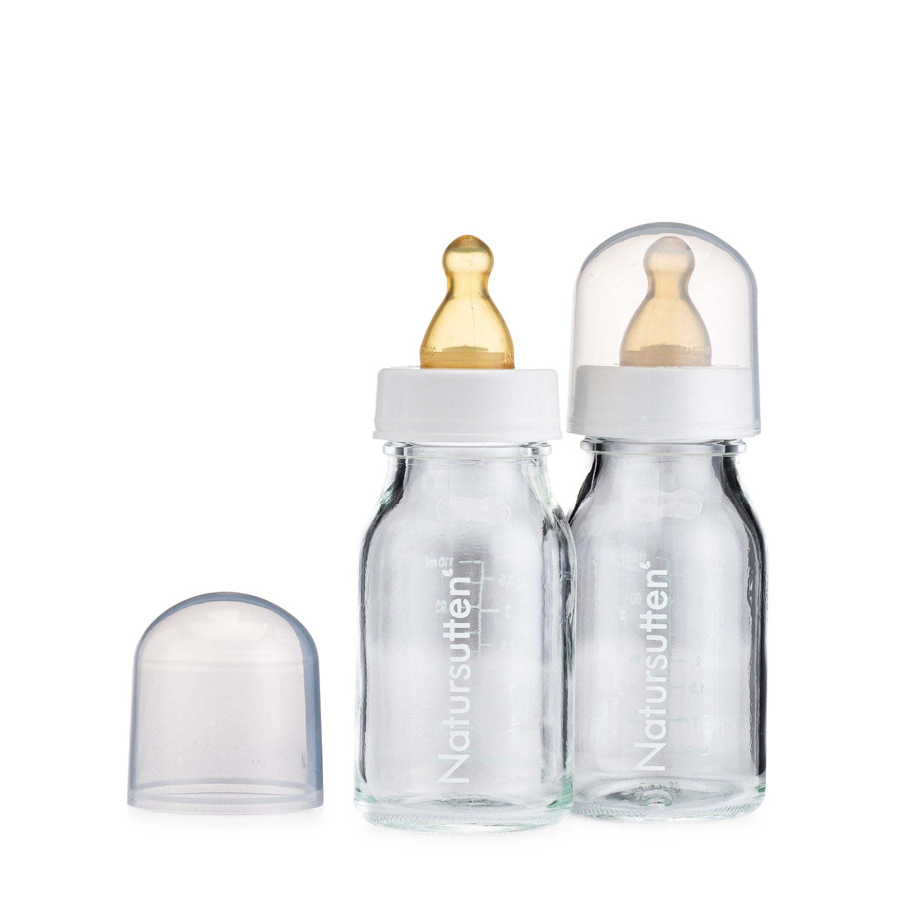 Natursutten's Glass Baby Bottles - 3.7 oz