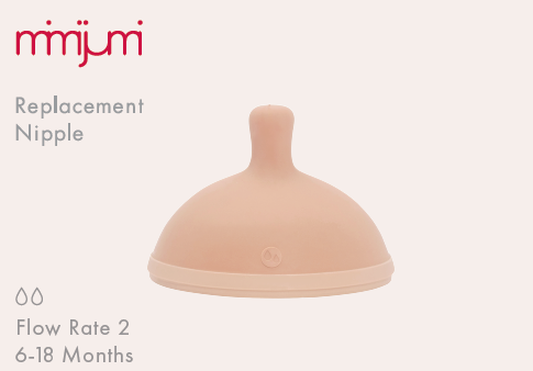 Mimijumi&#39;s Advanced Flow Nipple Replacement - Light (12 Months &amp; Up)