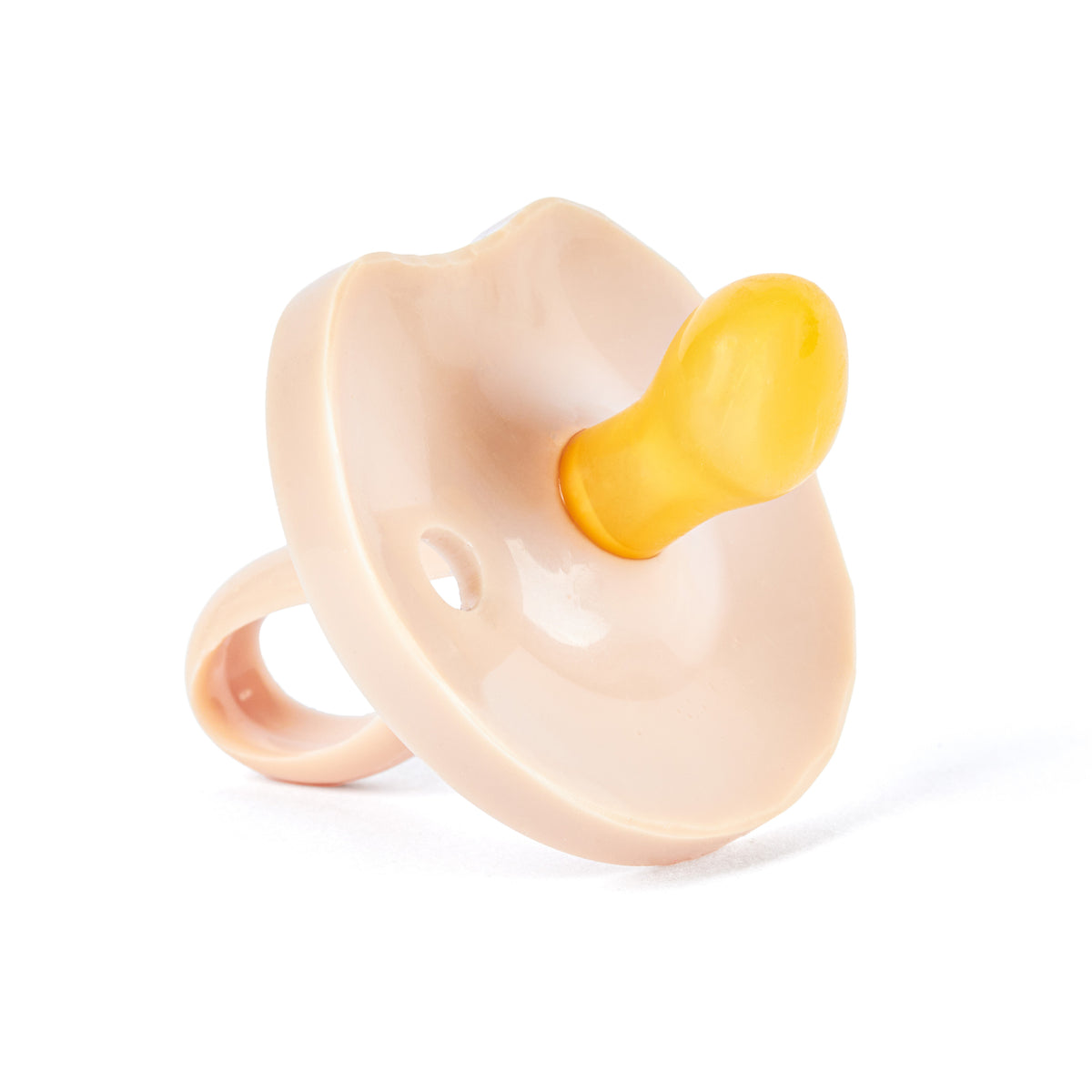 Natursutten Natural Rubber Orthodontic Pacifier with Butterfly Shield - Pastels- Medium (6-12 months)