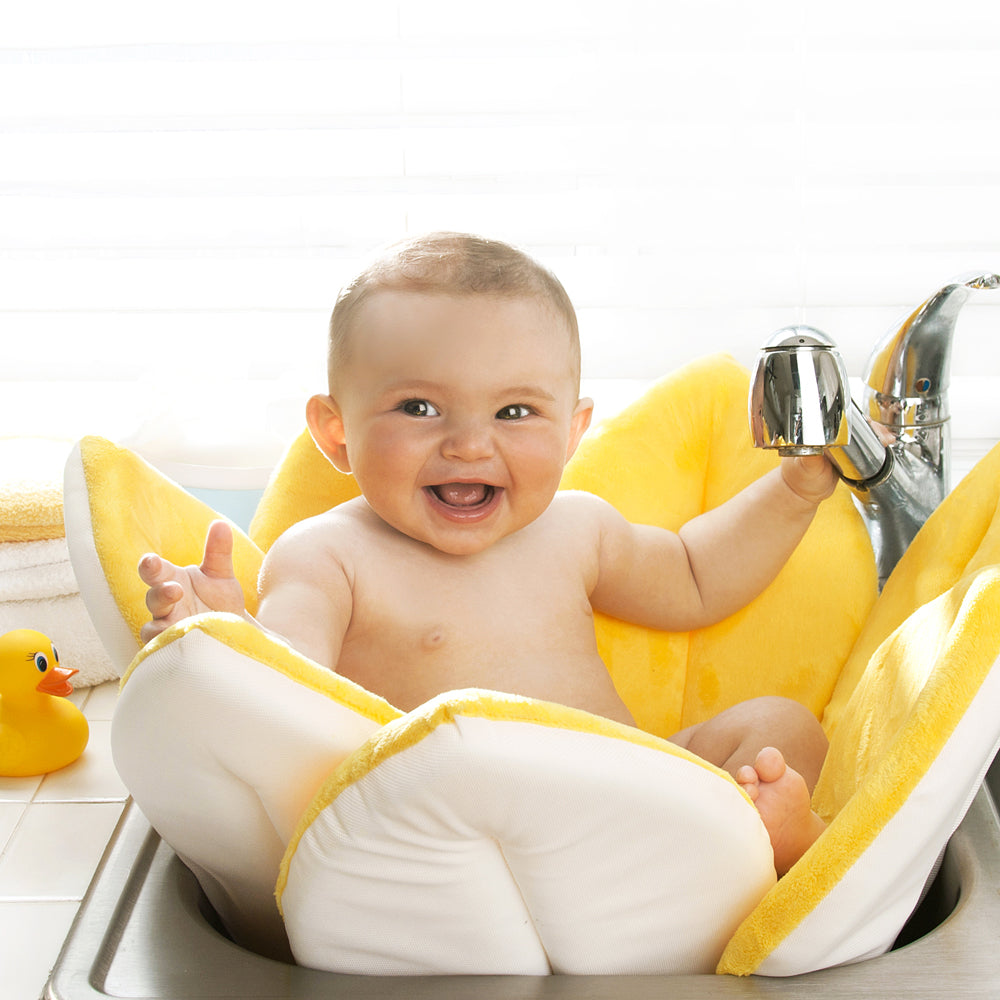 Blooming Bath With Baby in Sink - Canary Yellow